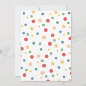 Party Forest Animals Party Petten 3e verjaardag Kaart (Achterkant)