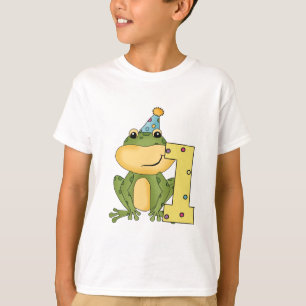 Party Frog 1e verjaardag T-shirts en geschenken