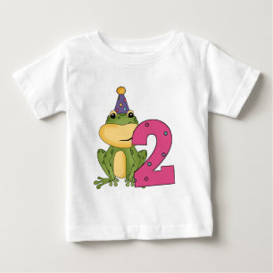 Party Frog 2e verjaardag T-shirts en geschenken