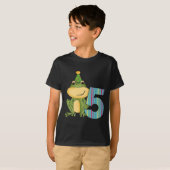 Party Frog 5e verjaardag T-shirts en geschenken (Voorkant volledig)
