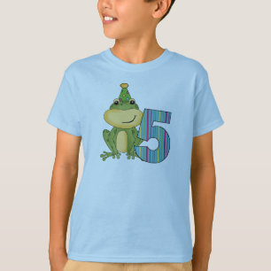 Party Frog 5e verjaardag T-shirts en geschenken