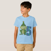 Party Frog 5e verjaardag T-shirts en geschenken (Voorkant volledig)