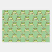 Party Frog inpakpapier Vel (Voorkant)