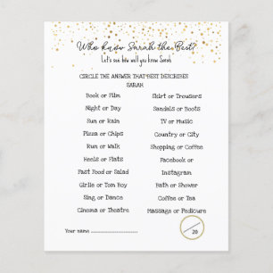 party game Advies voor Afstuderen dubbelzijdig Flyer