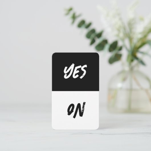 Party Game Kaarten Visitekaartje (Staand voorkant)