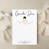 Party games schets de jurk kaart