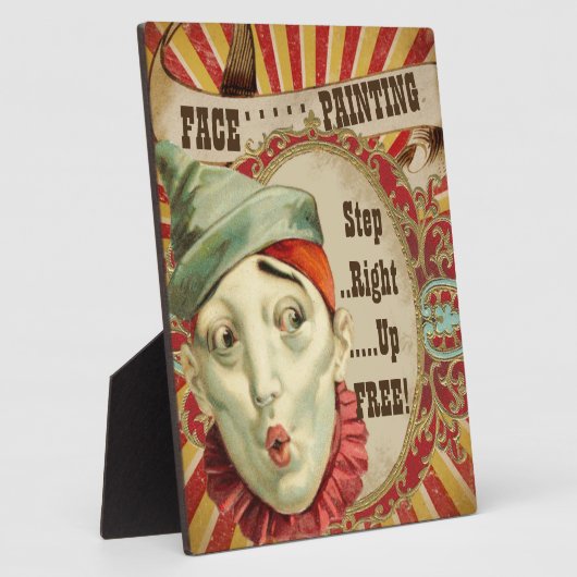 Party Gezicht Schilderen Teken Fotoplaat (Zijkant)