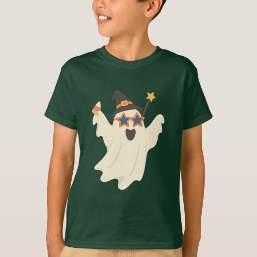 Party Ghost - Leuke Halloween-vibes T-shirt (Voorkant)