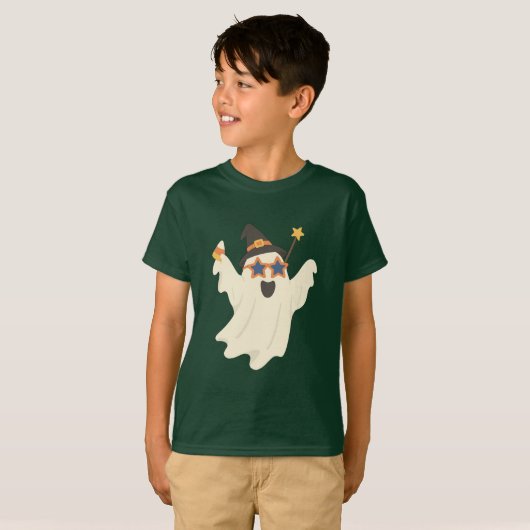 Party Ghost - Leuke Halloween-vibes T-shirt (Voorkant volledig)