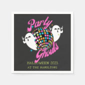 Party Ghouls Retro Halloween Ghosts Servet (Voorkant)