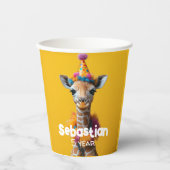 Party Giraffe Extravaganza Papieren Bekers (Voorkant)