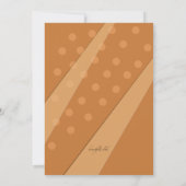 Party Girl (Afro-Amerikaanse) Uitnodiging (Achterkant)