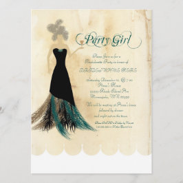 Party Girl Bachelorette Kaart