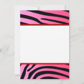 Party Girl Birthday Invitation #8 Kaart (Achterkant)