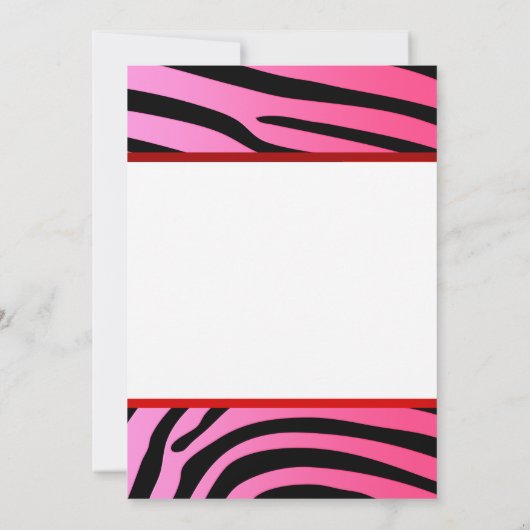 Party Girl Birthday Invitation #8 Kaart (Achterkant)