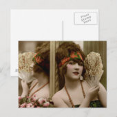 Party Girl Briefkaart (Voorkant / Achterkant)