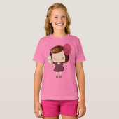 Party Girl Cute T-shirt (Voorkant volledig)
