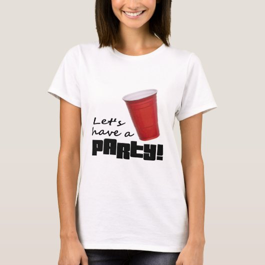 Party Girl - Funny Red Drink Cup Tanktop (Voorkant)