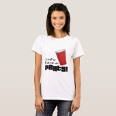 Party Girl - Funny Red Drink Cup Tanktop (Voorkant volledig)