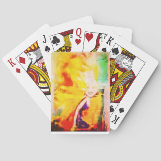 Party Girl Het spelen van kaarten met originele ku