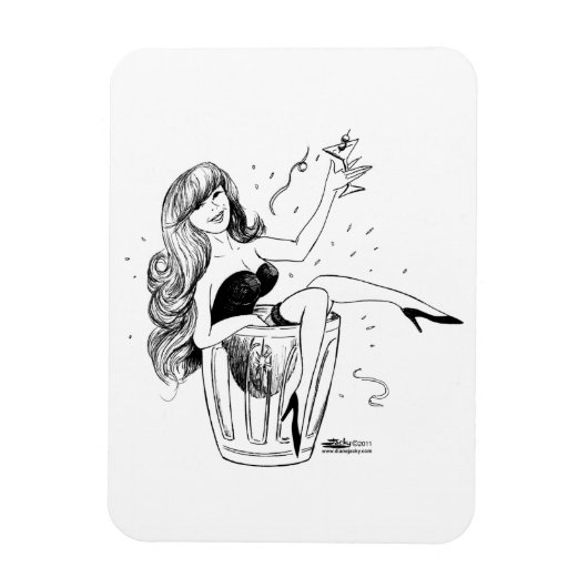 Party Girl Magneet (Verticaal)