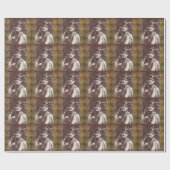  Party Girl op Tapestry Wrapping Paper Cadeaupapier (Vlak)