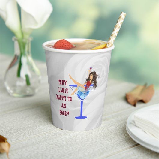 Party Girl Paper Cup Papieren Bekers (Insitu)