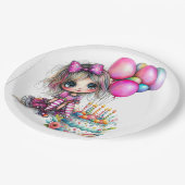 Party Girl Papieren Bordje (Gekanteld)