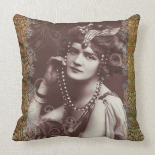 Party Girl Victoriaans Tapestry Sierkussen