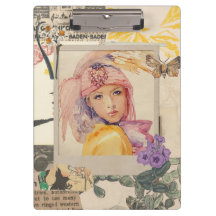 Party girls art deco clipboard