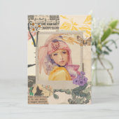 Party girls cards art deco feestdagenkaart (Staand voorkant)