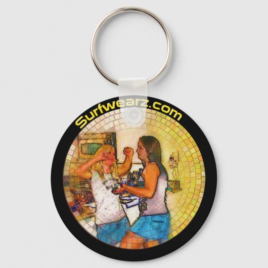 Party Girls Sleutelhanger (Voorkant)