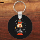 Party Gnome Xmas Group Family Matching Christmas H Sleutelhanger (Voorkant)