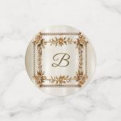 Party Gold  Rechthoek Dimond Flowers Shiny Confetti (Kleine voorkant)