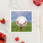 Party Golf Ball on Red T-shirt Servet (Insitu)