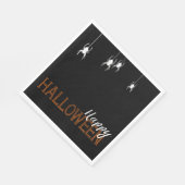 Party Happy Oranje Halloween Spinnen | Partij Servet (Hoek)