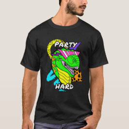 Party Hard Dinosaur T-Rex T-shirt