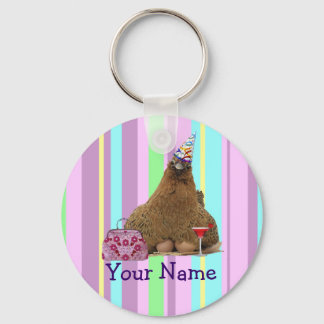 Party Hen Sleutelhanger