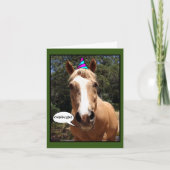 Party Horse Kaart - "Bess" (Voorkant)