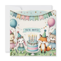 Party Huisdieren Verjaardag Uitnodiging