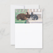 Party Invitation - Two Rabbits Design Kaart (Voorkant)