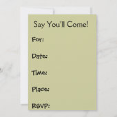 Party Invitations English Bulldog Puppy Kaart (Achterkant)