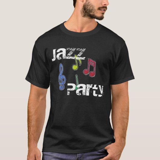party jazz t-shirt (Voorkant)