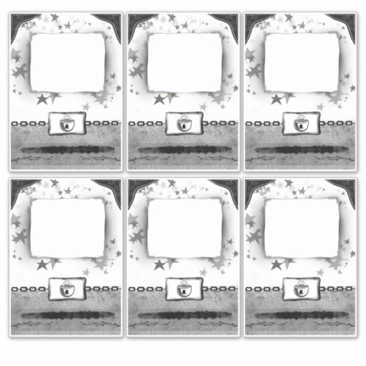 Party Kaarten Stickers voor planners of aangepaste (Voorkant)