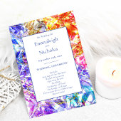 Party Kleur Crystal Edelsteen Trouwprogramma's