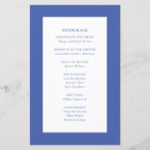 Party Kleur Crystal Edelsteen Trouwprogramma's (Achterkant)