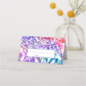 Party Kleur Diamond Crystal Edelsteen bruiloft Plaatskaartje (Voorkant)