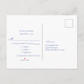 Party Kleur Regenboog Edelsteen bruiloft RSVP Uitnodiging Briefkaart (Achterkant)