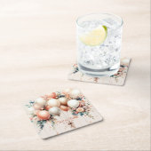 Party Kleurrijke Witte Perzik Bloemen Ballonnen El Kartonnen Onderzetters (Insitu)