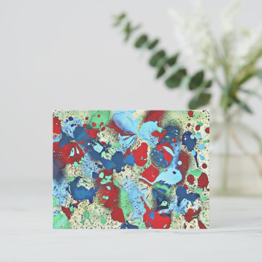 Party Lichen Briefkaart (Staand voorkant)